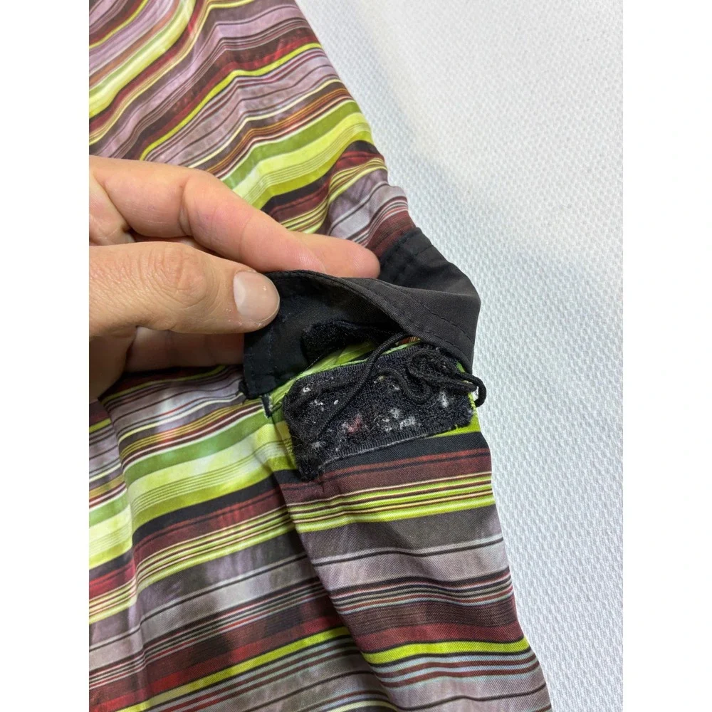 Vintage‎ Hang Loose Board Shorts Brazil Surf Multi-Stripe Mens Size 46 Swim